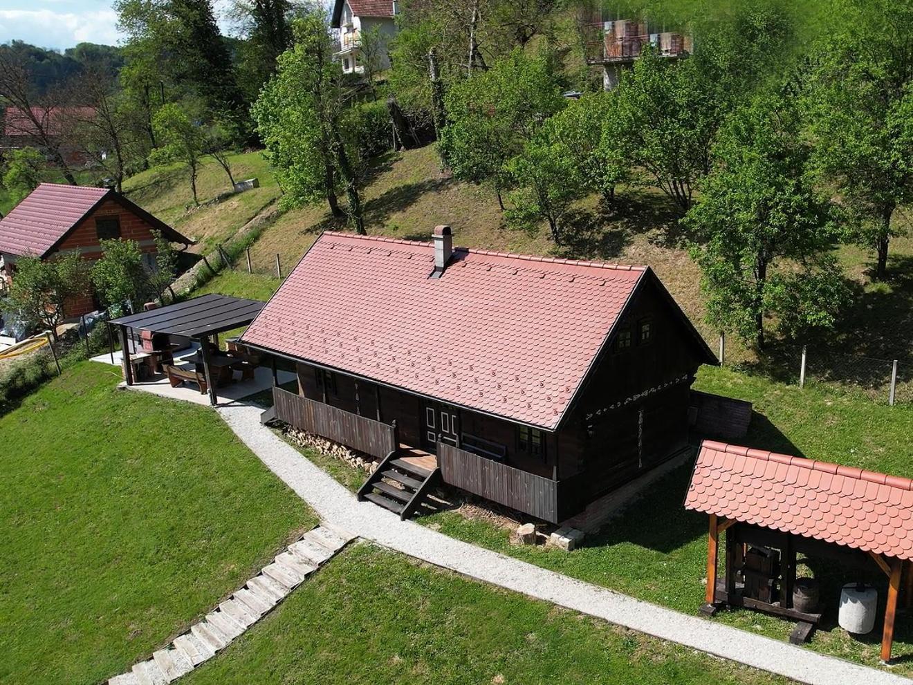 Tradicionalna Zagorska Drvena Kuca Stara Murva Tuheljske Toplice Eksteriør bilde